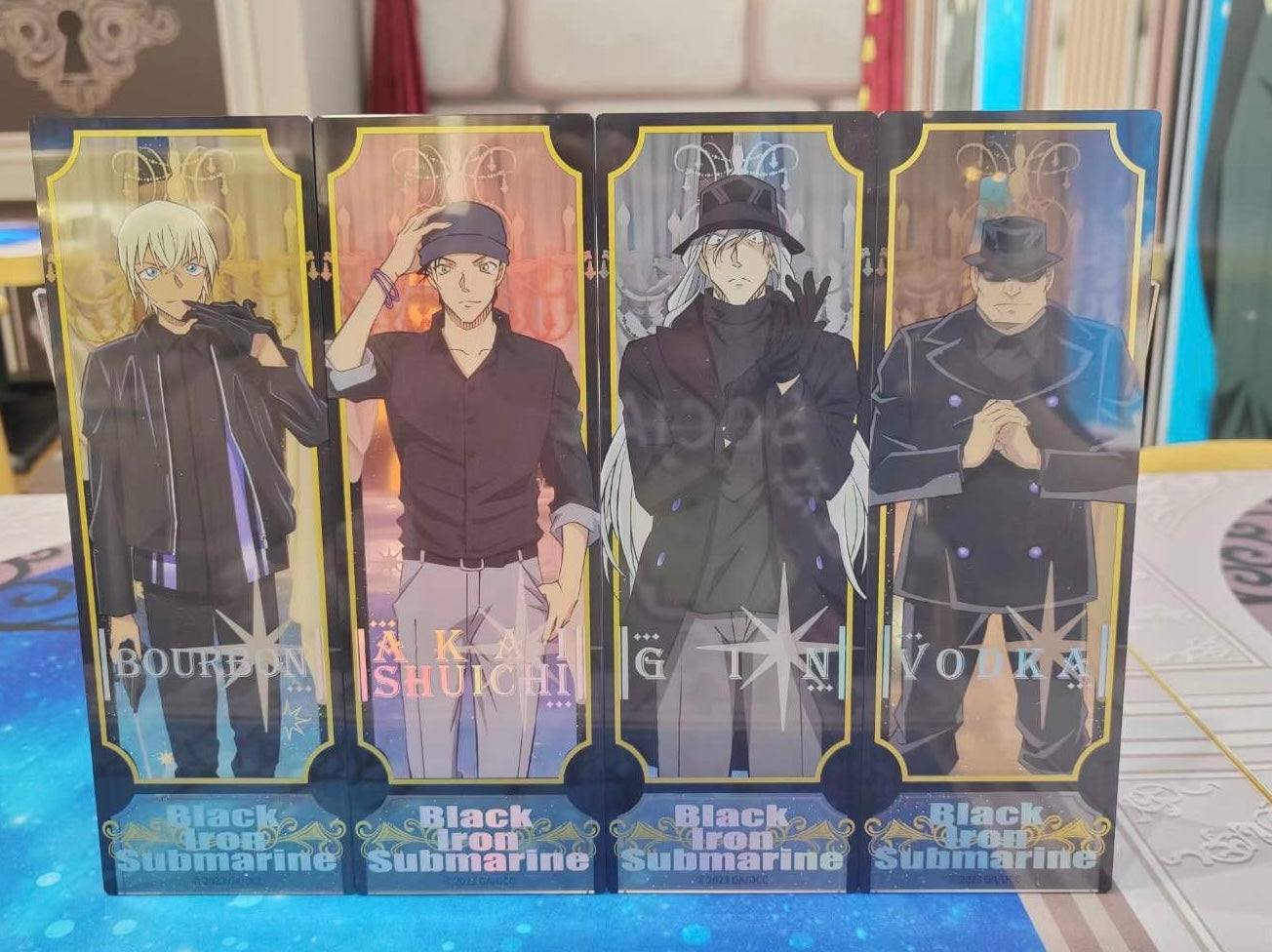 コナンカフェ 2023 黒鉄の魚影 アクリルチケット BOX