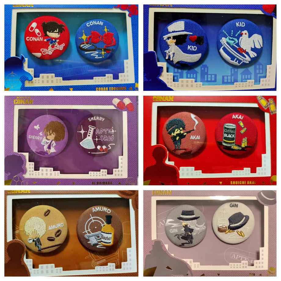 コナン　缶バッジ 名探偵コナン カプセル缶バッジ シティポップver. vol.2｜商品