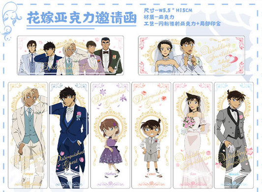 コナンカフェ 2022年 ハロウィンの花嫁 アクリルチケット　Box