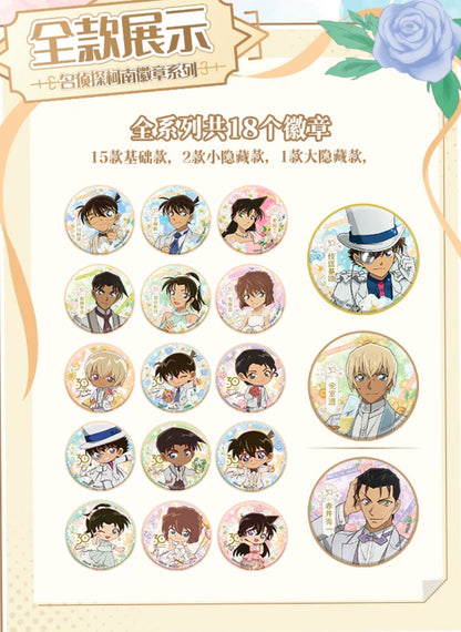 コナン  KAYOU 30周年　トレーディング缶バッジ　BOX