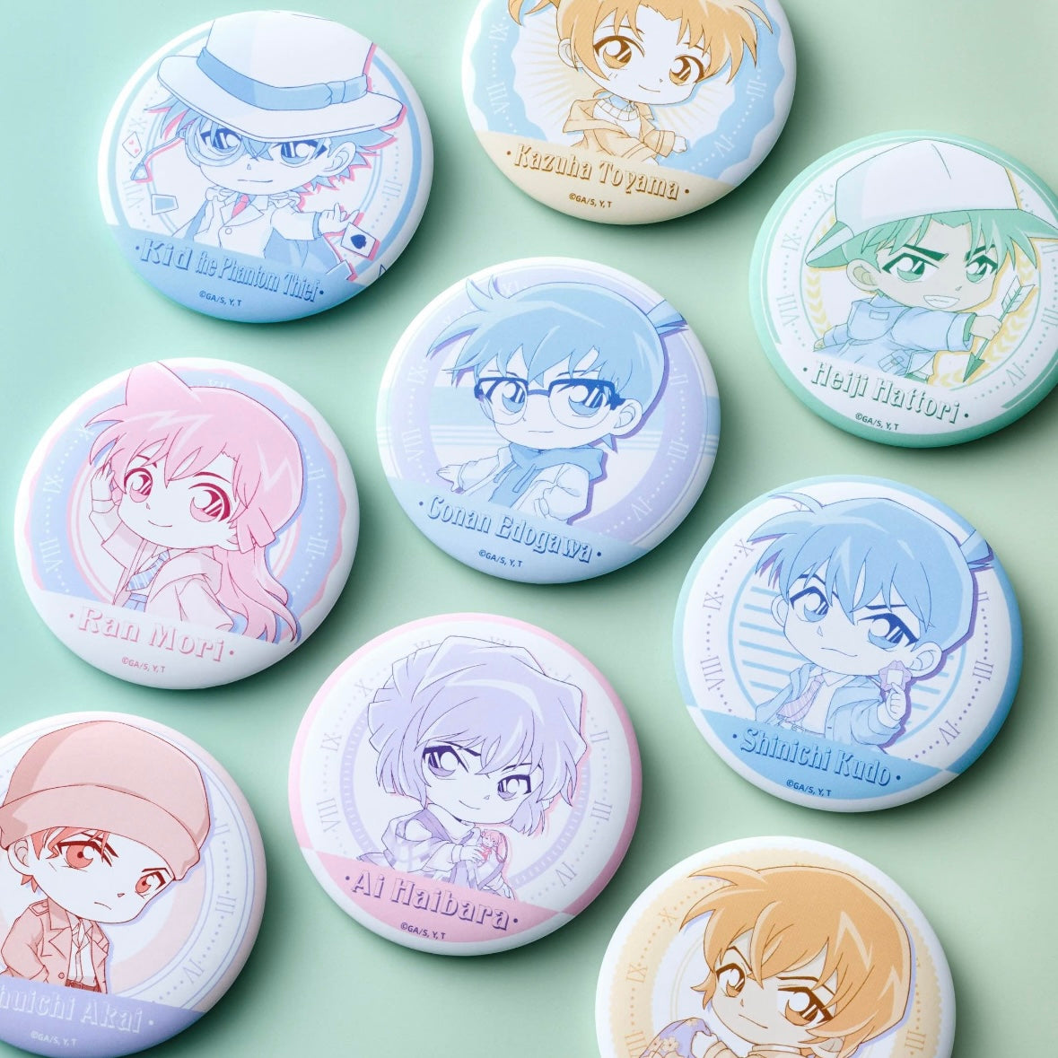 【予約】コナン　永遠の一瞬　単色　SD缶バッジ　box【11月】