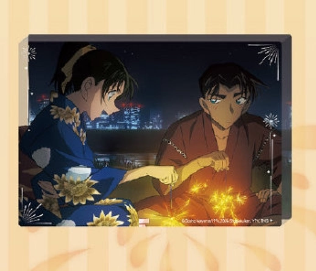 コナンカフェ2024　 平和花火　アクリルブロック