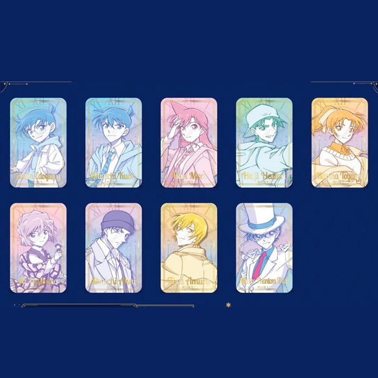 【予約】コナン　永遠の一瞬　箔押しスクエア缶バッジ　box【11月】