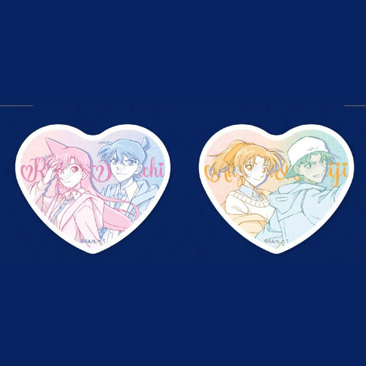【予約】コナン　永遠の一瞬　ハート缶バッジ【11月】