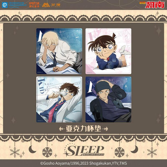 コナン 寝そべりシリーズ　Sleep アクリルコースター　Box