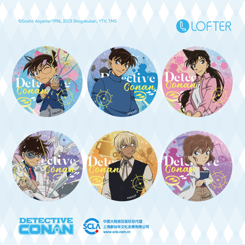 名探偵コナン　怪盗キッド lofter 中国限定 缶バッジ 20個まとめ売り LOFTER – 青い小猫